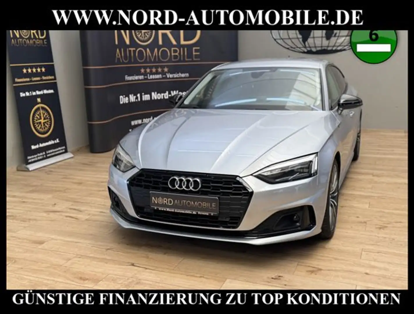 Audi A5 Sportback 35 TDI Advanced Optik schwarz/19/ Advanc Silber - 1