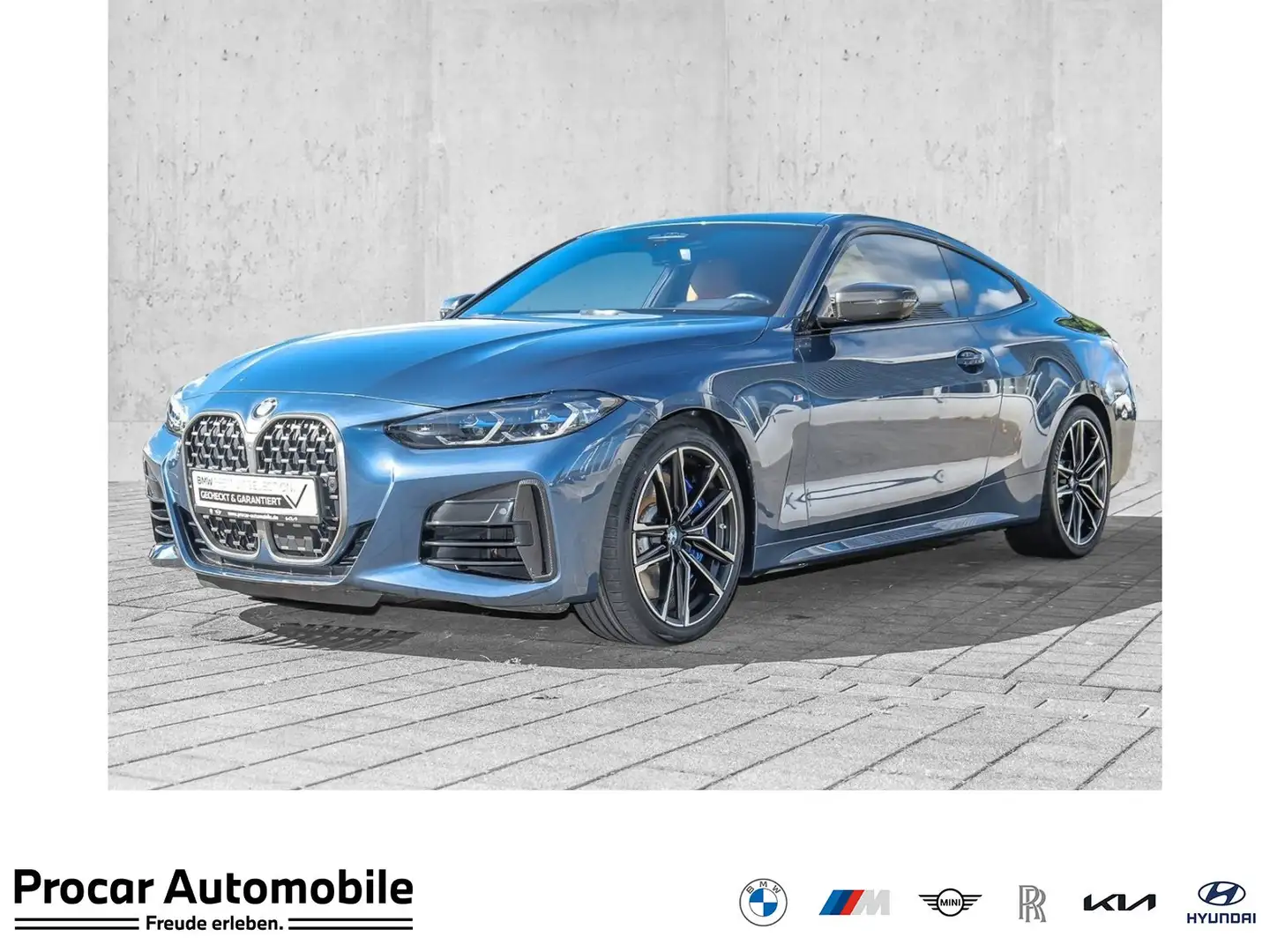 BMW 440 M440i xDrive Coupé HUD ACC RFK NAVI LED Laser Blau - 1