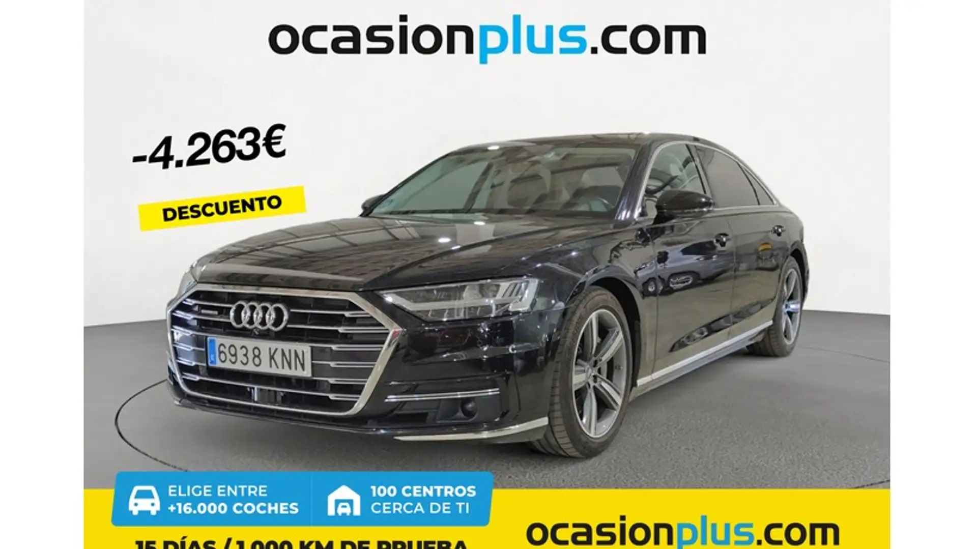 Audi A8 L 55 TFSI quattro tiptronic Negro - 1
