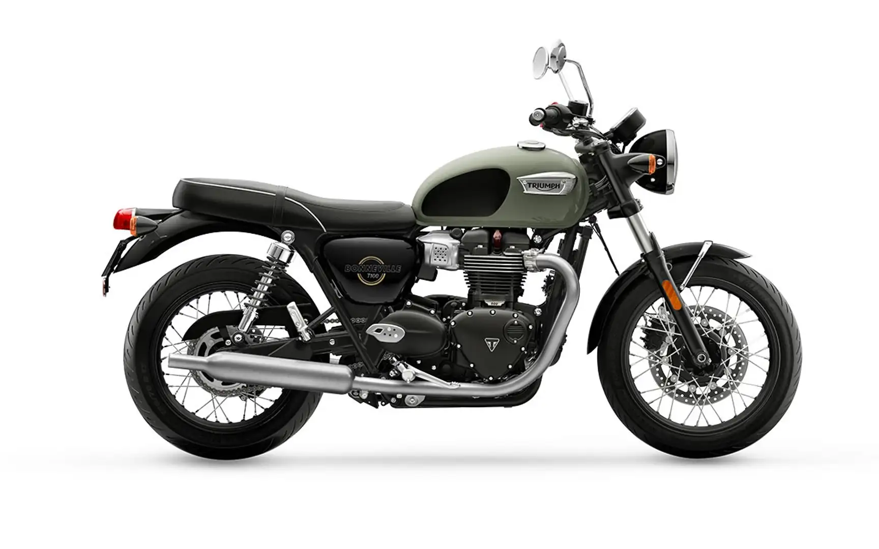 Triumph Bonneville T100 Gris - 1