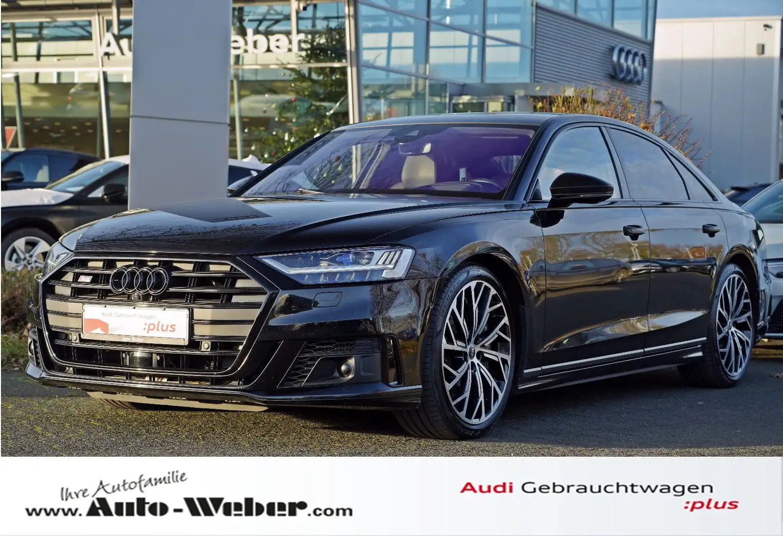 Audi S8 TFSI qu KERAMIK TV B&O ADV. LASER HuD STANDHZ Noir - 1