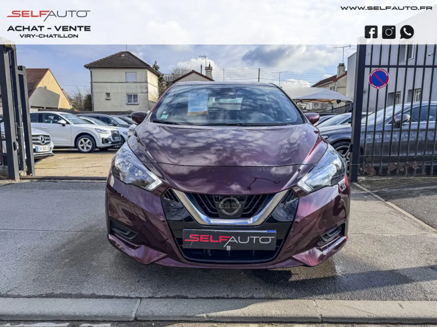 Nissan Micra 1.0 IG-T 92CH MADE IN FRANCE 2021 Rouge - 2