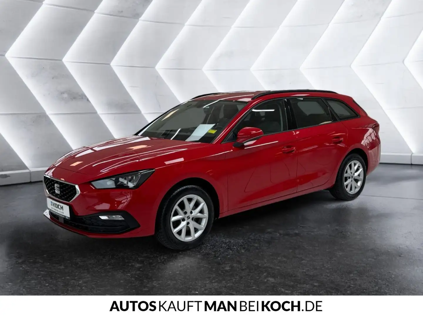 SEAT Leon Sportstourer 2.0 TDI Style PDC LED DAB Navi Rojo - 2