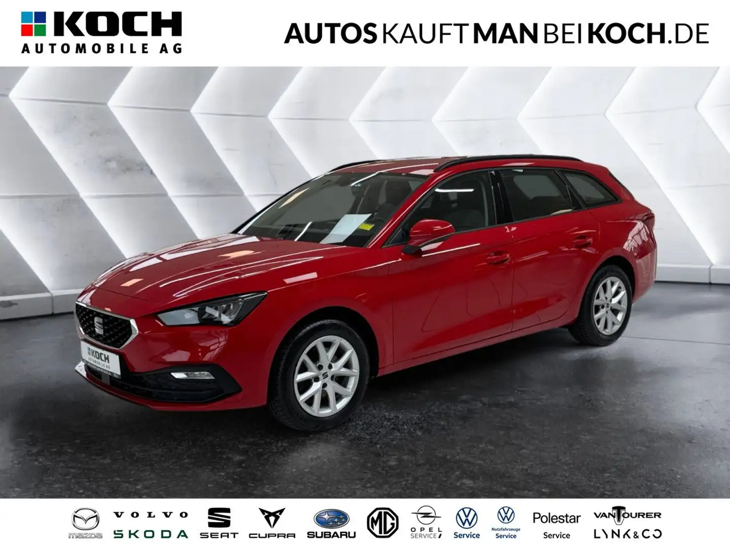 SEAT Leon Sportstourer 2.0 TDI Style PDC LED DAB Navi Rojo - 1