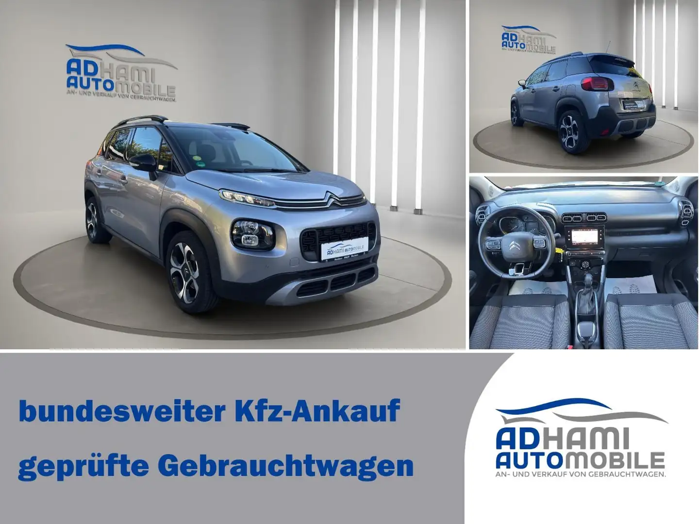 Citroen C3 Aircross Shine-2.HAND-NAVI-LED-CAM-SHZ-GRIP! Plateado - 2