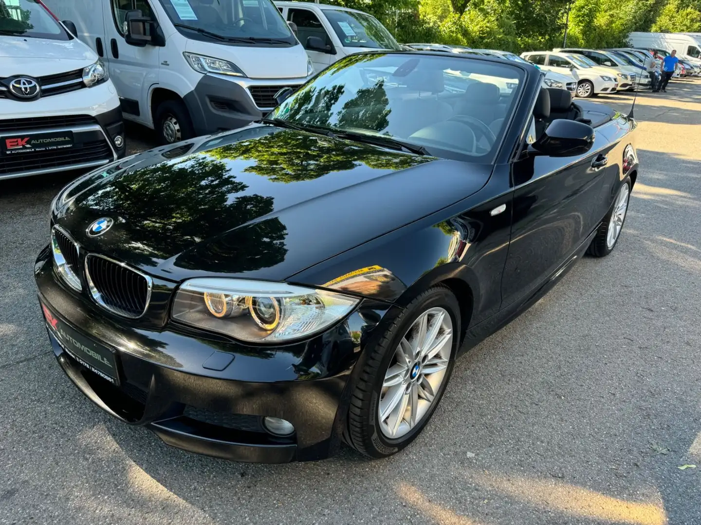 BMW 120 Baureihe 1 Cabrio 120d M Paket Schwarz - 1