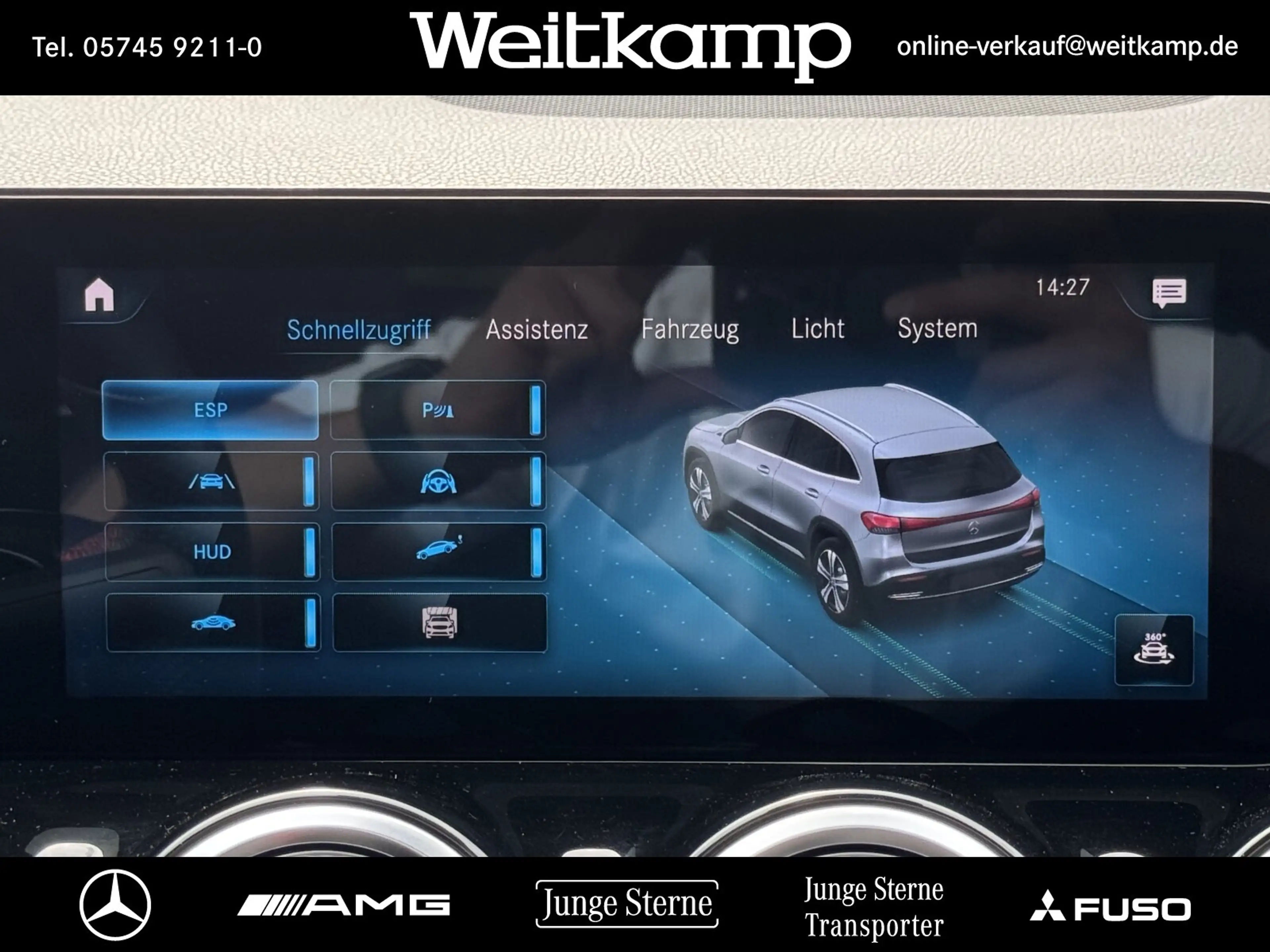 Mercedes-Benz EQA 250 EQA 250 AMG+PANORAMA+DISTRO.+HEAD-UP+BURM.+MEMO. — photo 12