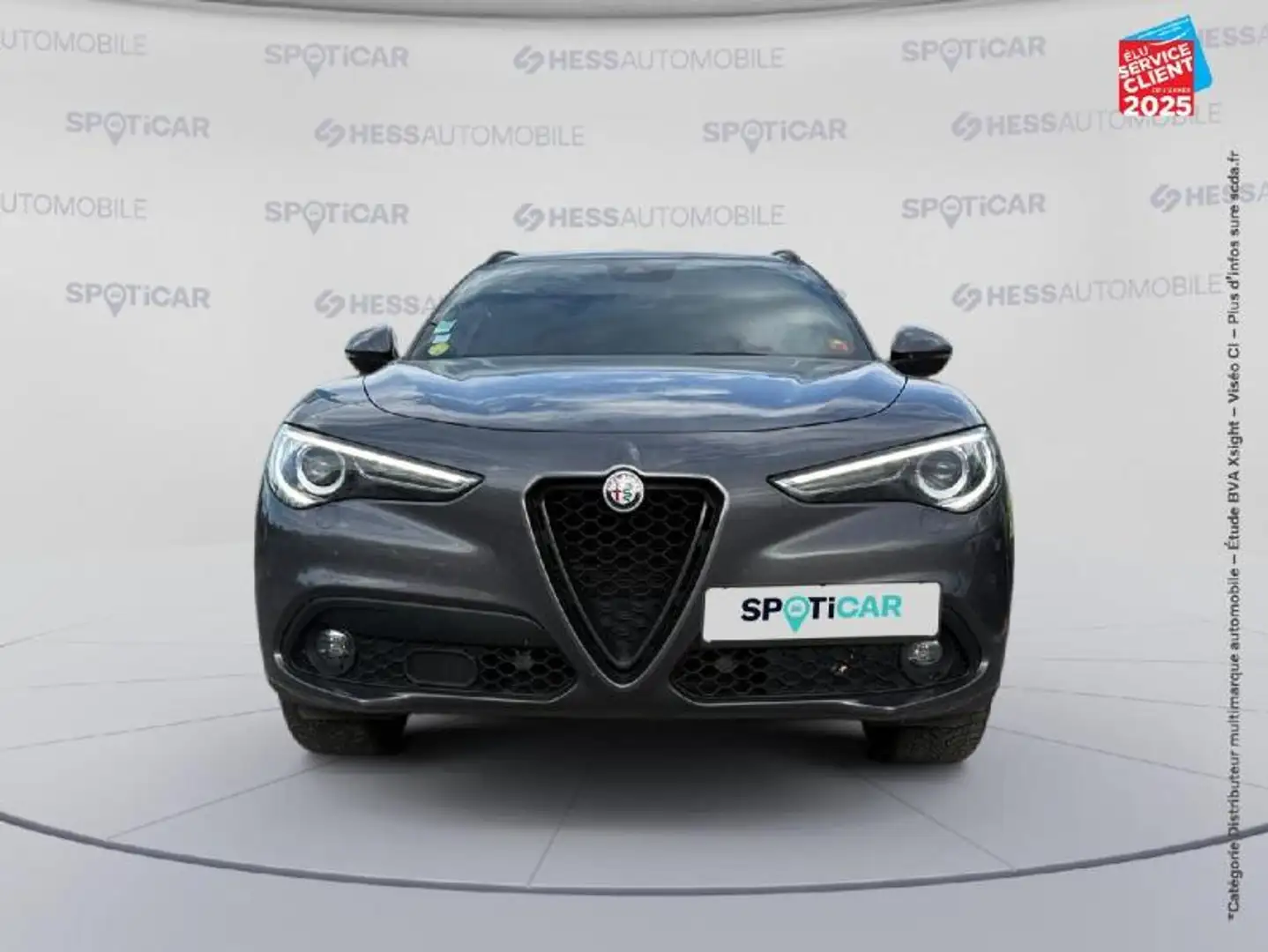 Alfa Romeo Stelvio 2.2 Diesel 210ch Sport Edition Q4 AT8 Siege chauf  Gris - 2