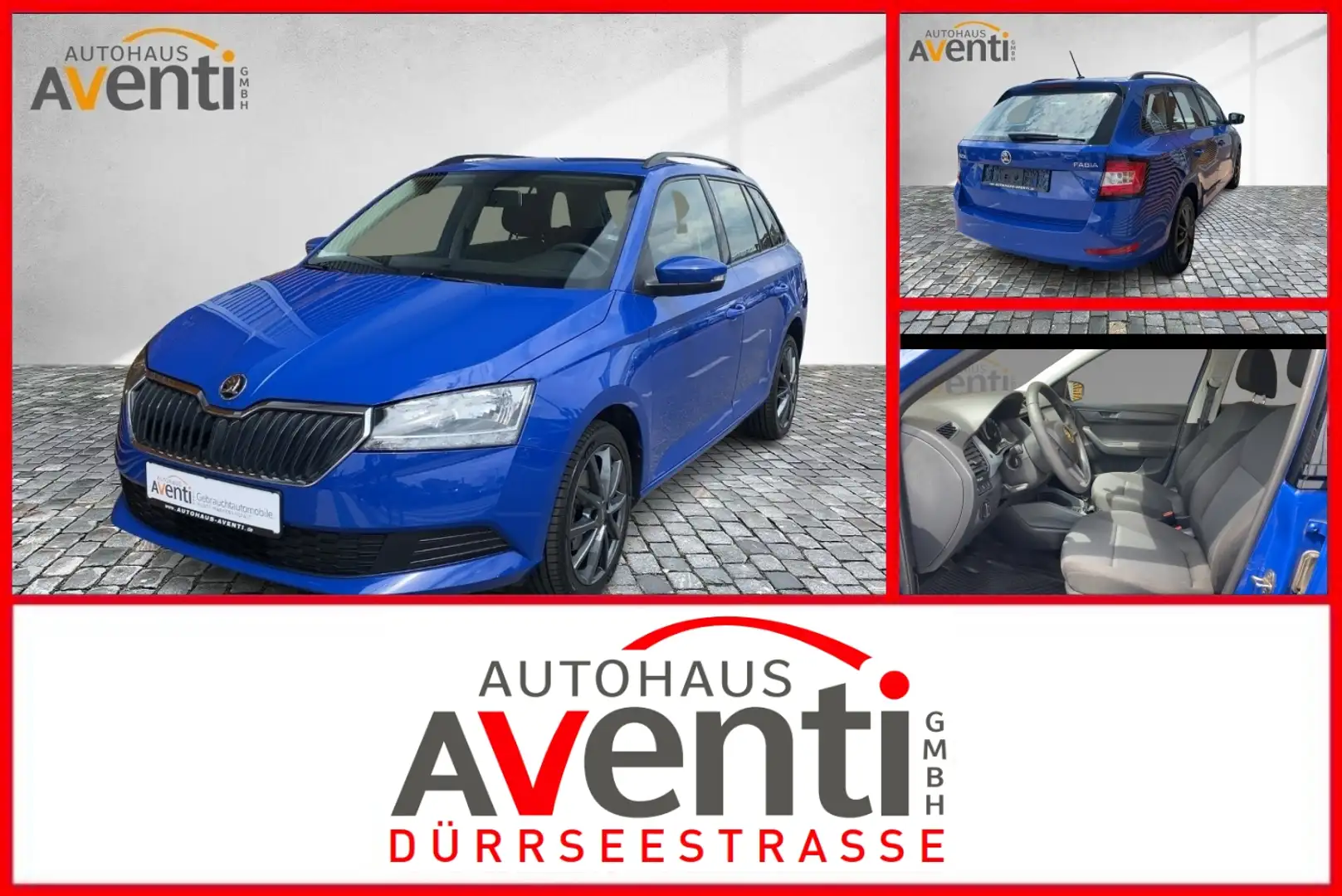 Skoda Fabia Combi Active *Klimaanlage*Radio*ZV*LMF* Blauw - 1