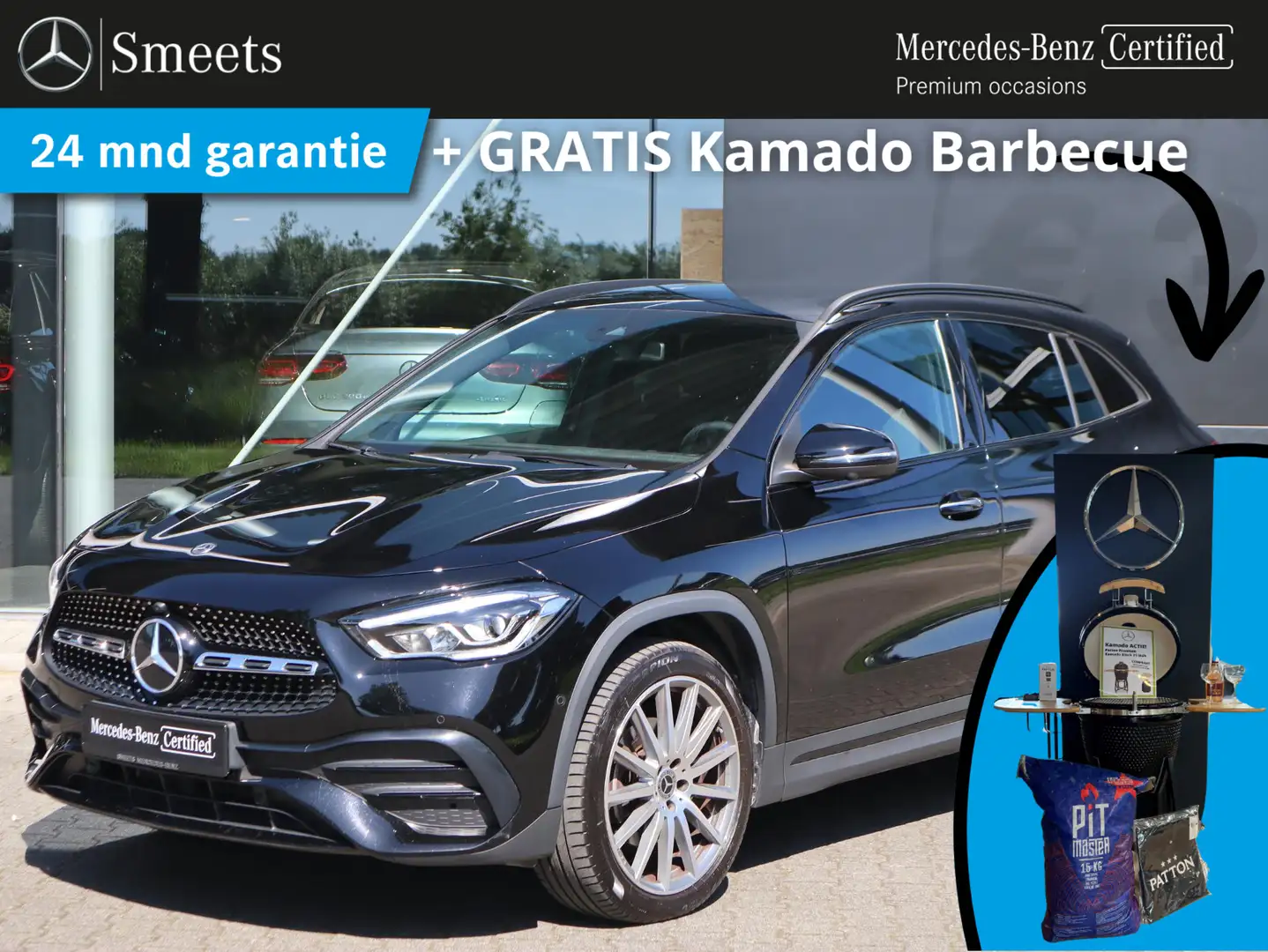 Mercedes-Benz GLA 250 e AMG Line Zwart - 1