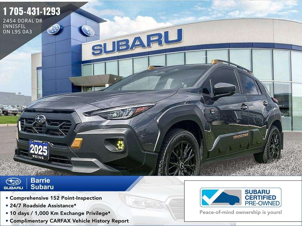 2025 Subaru Crosstrek Wilderness AWD CERTIFIED PRE-OWNED / CLEAN CARFAX