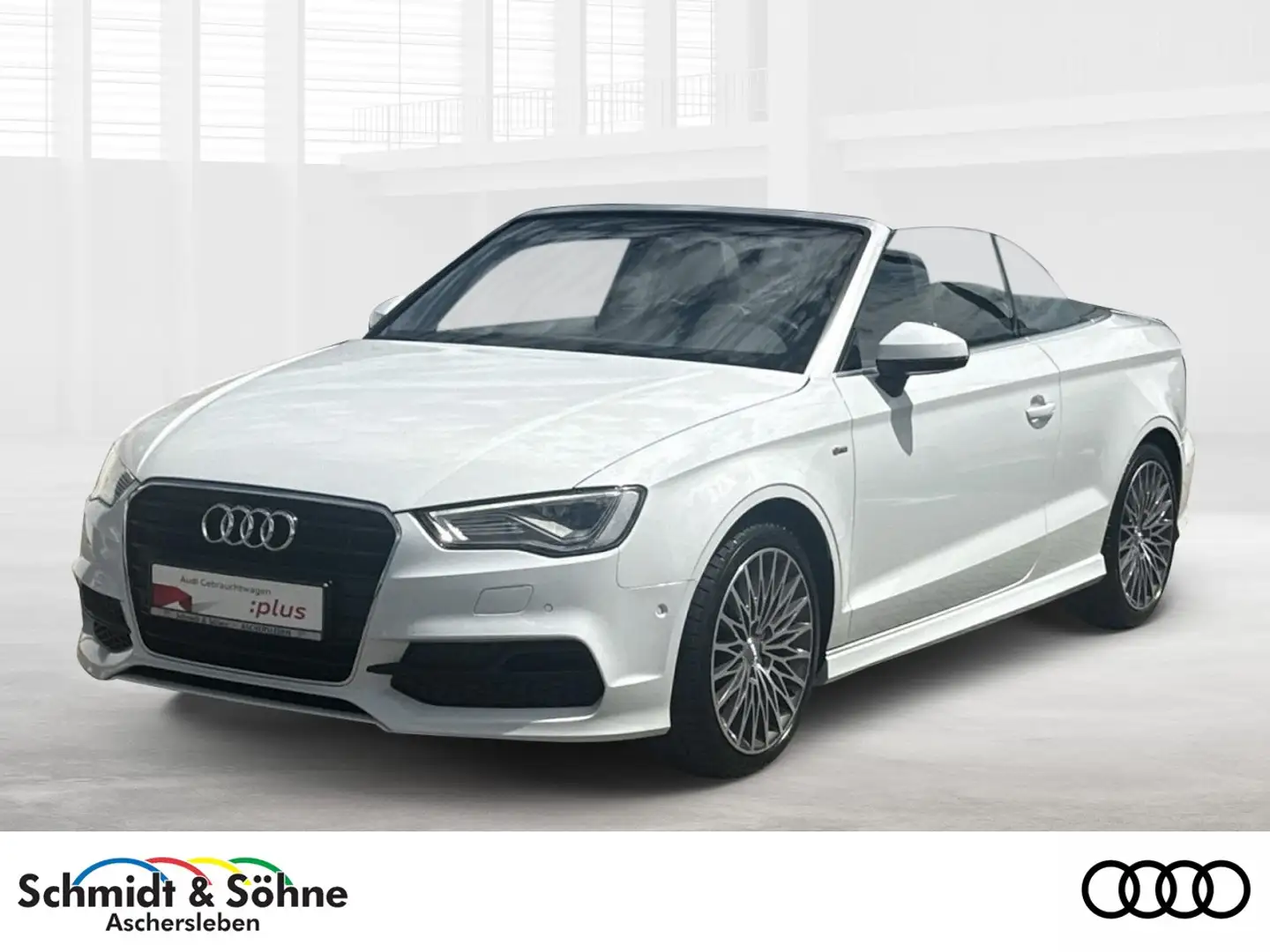Audi A3 Cabrio 1.4 TFSI ultra 3x S line S-tronic LED Weiß - 1