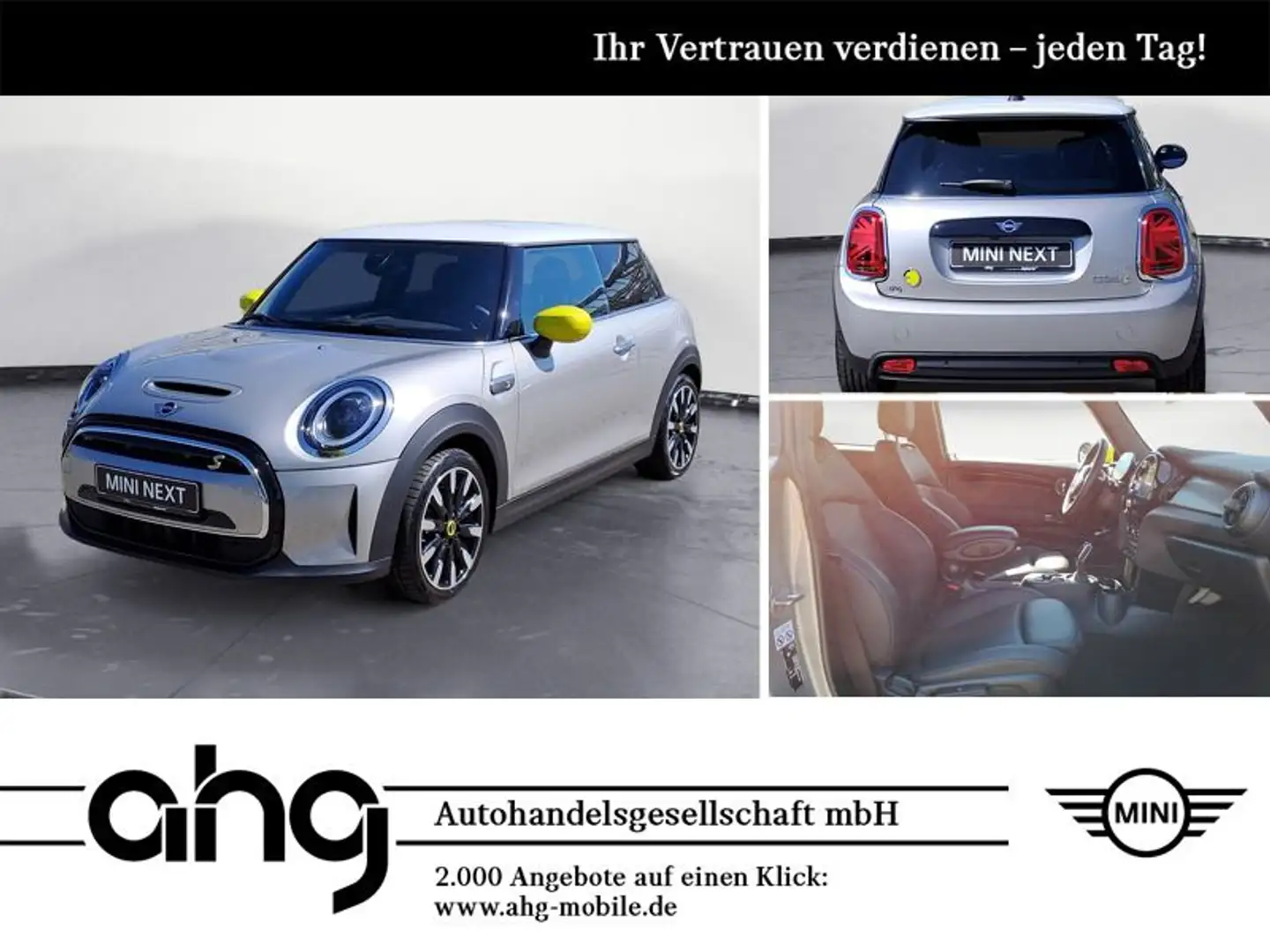 MINI Cooper SE . MINI Electric Trim Klimaaut. PDC Silber - 1