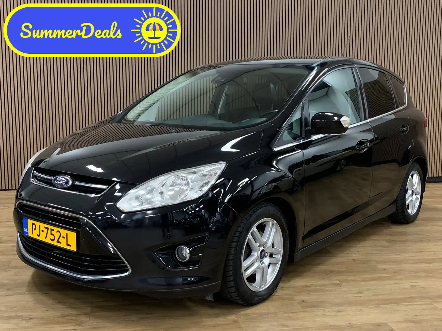 Ford C-Max 1.0 Titanium|147000KM|Navigatie|Leder|Climate Cont Negru - 1