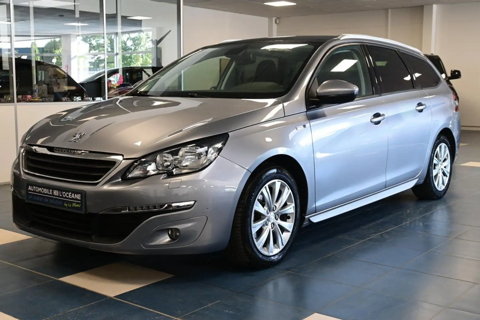 Peugeot 308 1.6 BlueHDi 120ch S&S EAT6 Style Gris - 1