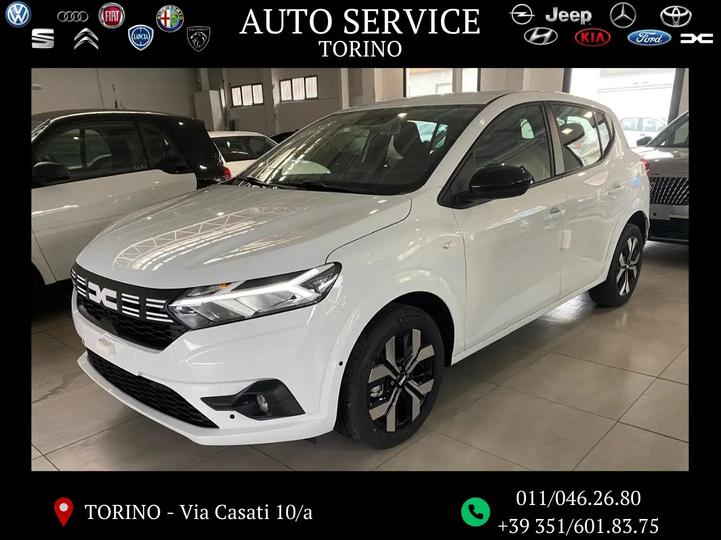 Dacia Sandero Streetway 1.0 TCe ECO-G Expression DA IMMATRICOLAR Blanco - 1