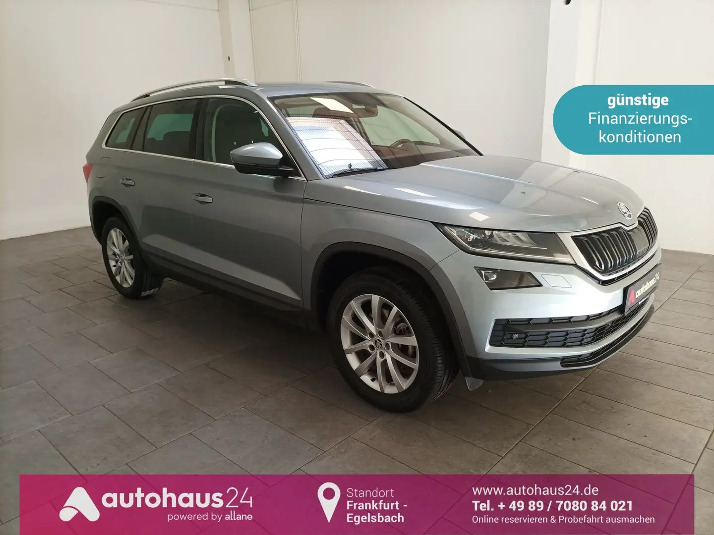 Skoda Kodiaq 1.5 TSI 7Sitze|AHK|Navi|CAM|LED Grau - 1