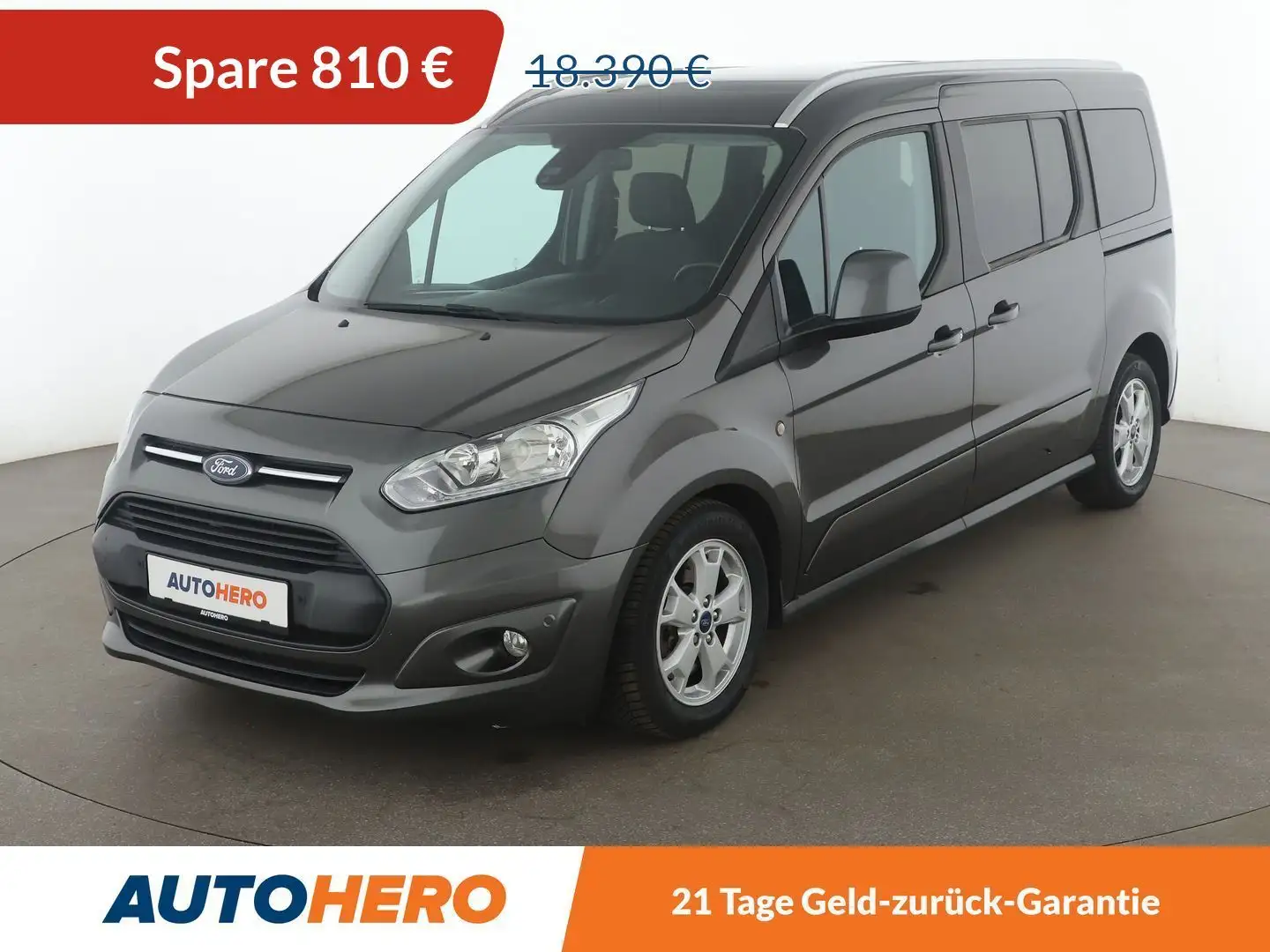 Ford Tourneo Connect 1.5 TDCi Titanium Aut.*NAVI*TEMPO*PDC*ALU* Grau - 1