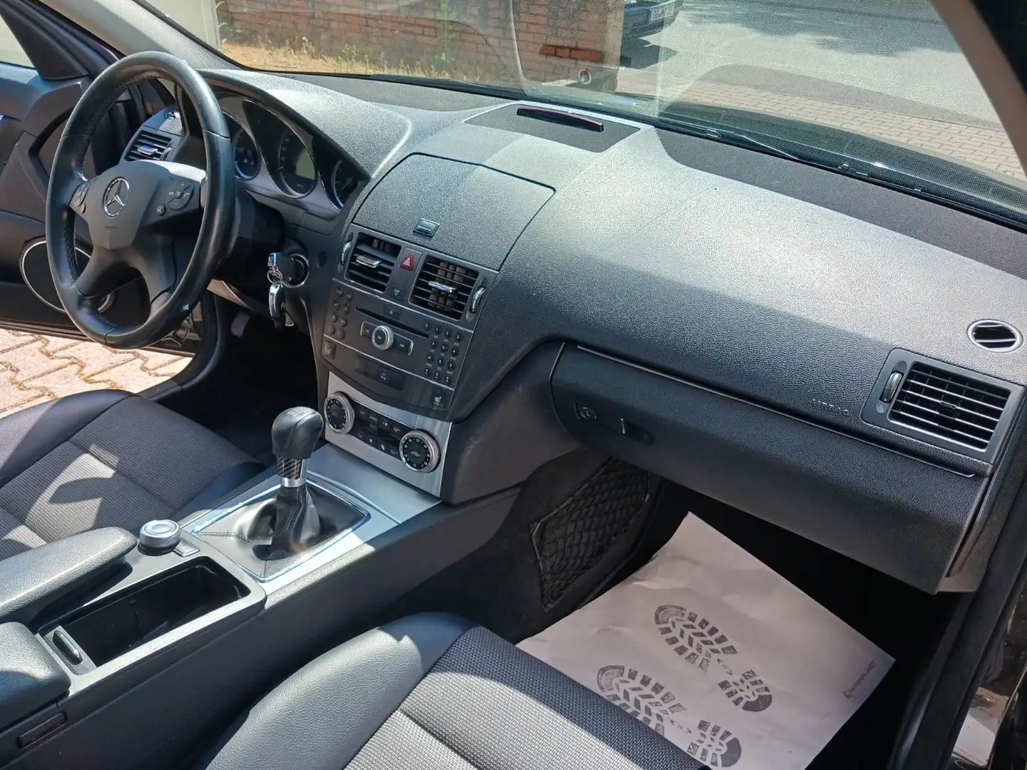 Mercedes-Benz C 180 KLIMA T LEDER TUV AU Zwart - 2