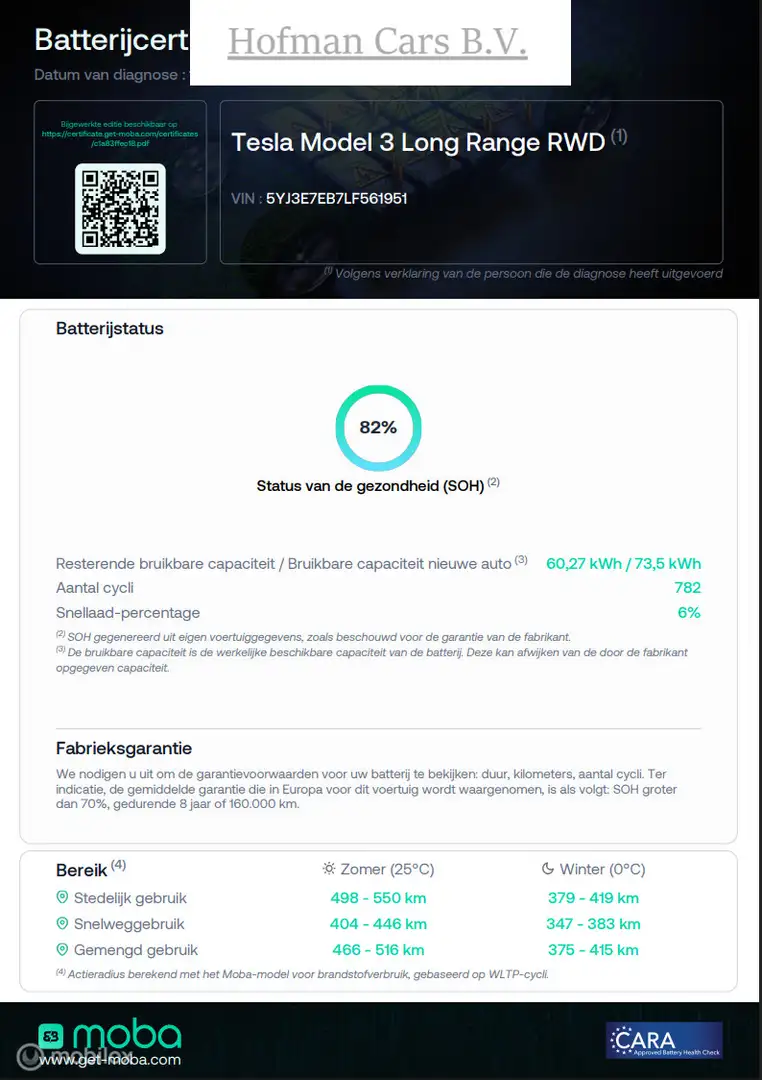 Tesla Model 3 Long Range Dual Motor AWD 75 kWh TREKHAAK Autopilo Wit - 2