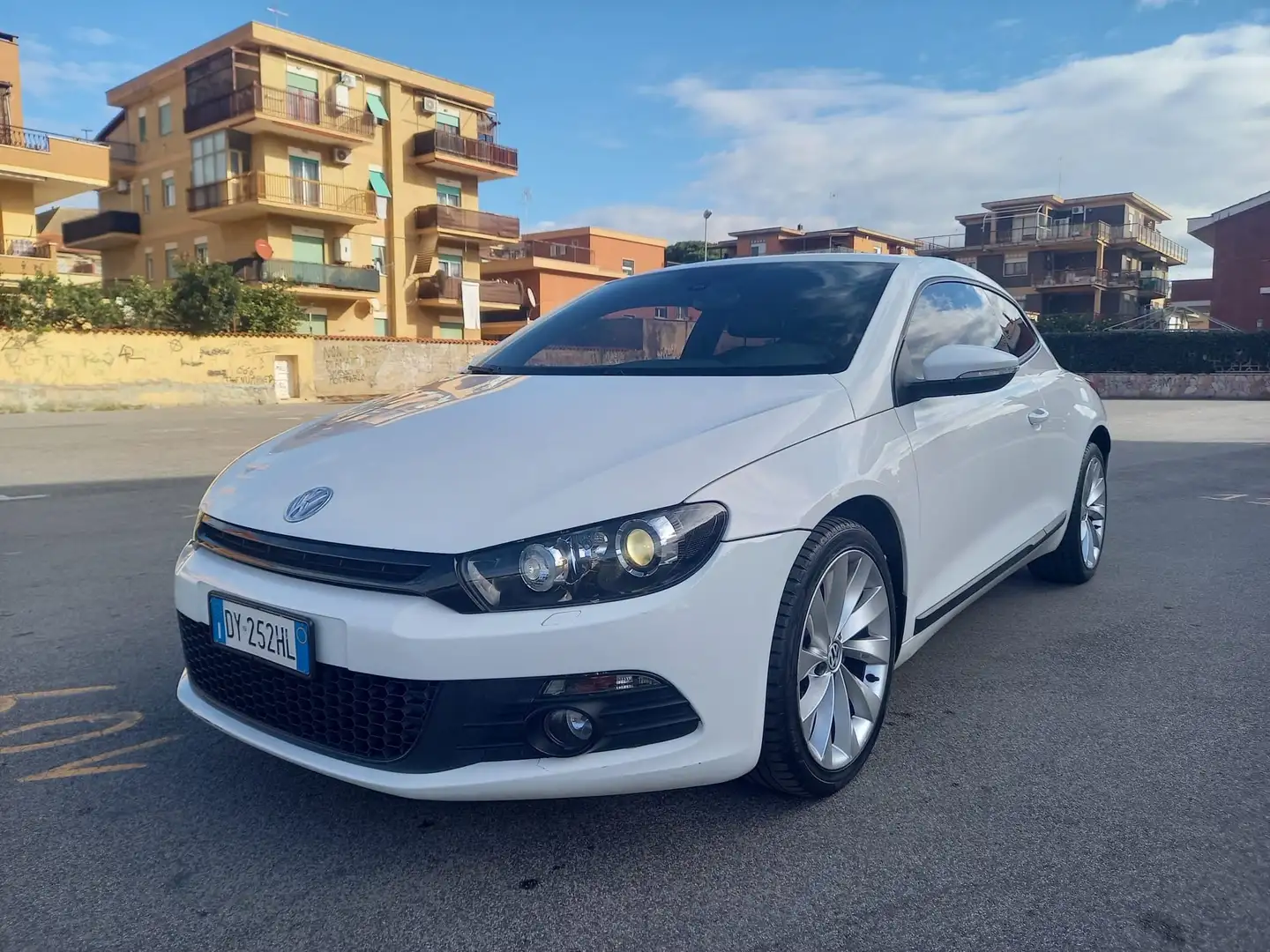 Volkswagen Scirocco 1.4 Tsi 160cv Euro 5 Pelle Xeno Distribuzione OK Blanc - 1