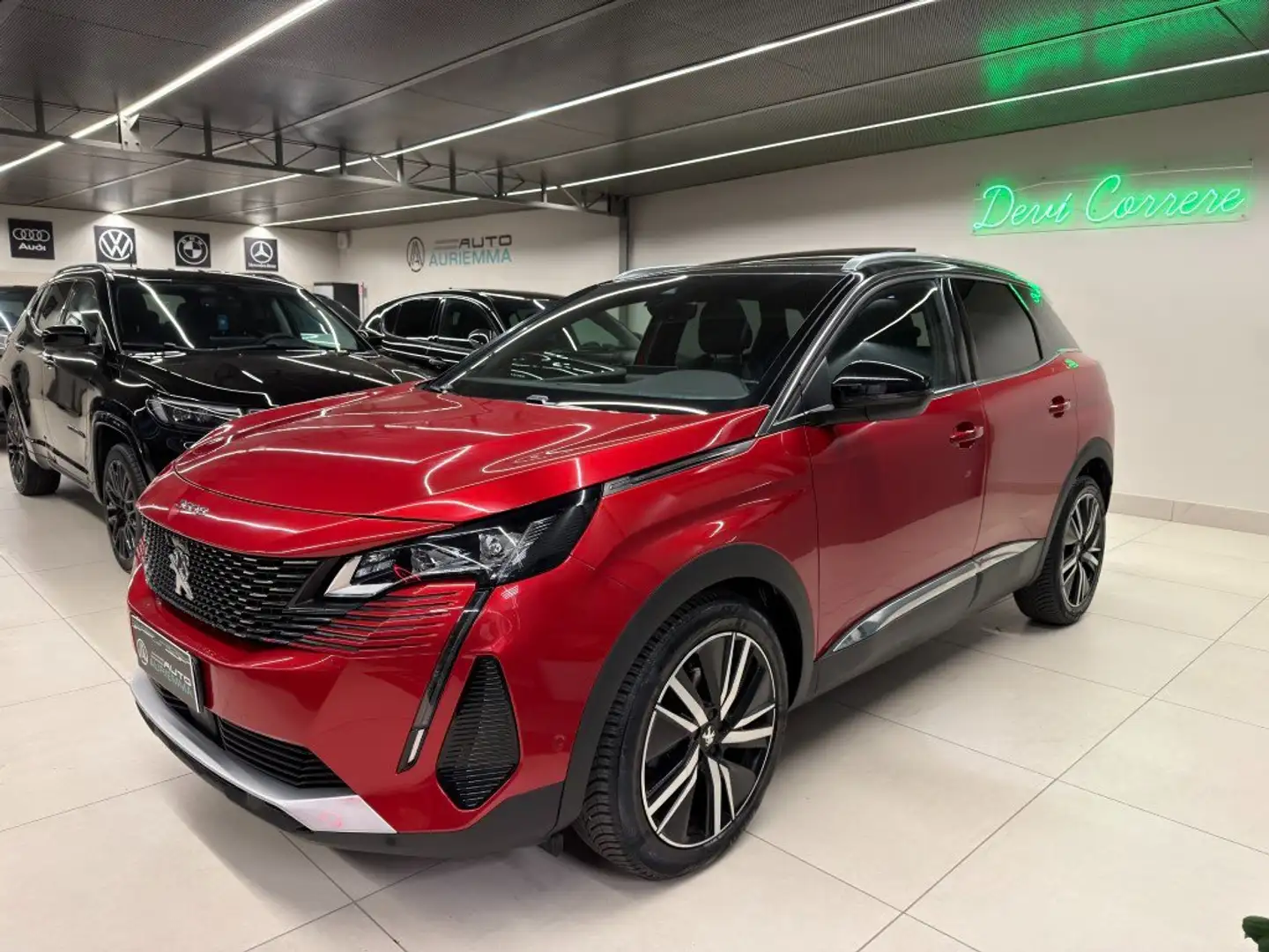 Peugeot 3008 1.5 BLUEHDI 130 CV EAT8 GT PACK+TETTO APRIBILE Rosso - 1
