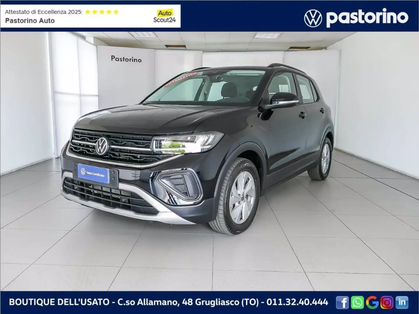 Volkswagen T-Cross 1.0 TSI LIFE DSG 115 CV Negro - 1