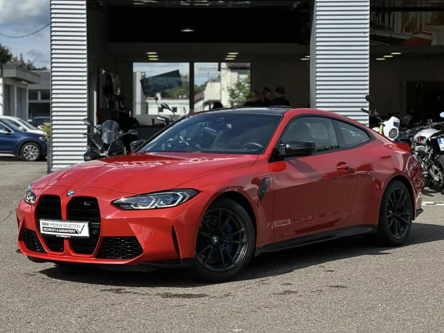 BMW M4 Competition CarbonDach Laser Kamera Har/Kard Roşu - 2
