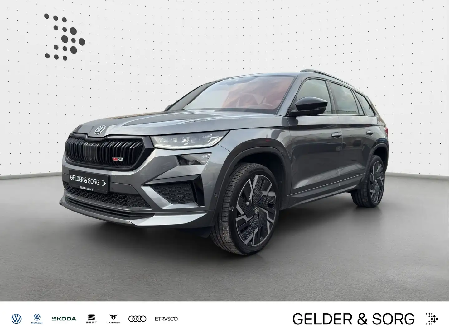 Skoda Kodiaq RS 2.0 TSI AHK*LED*CANTON*Sitzbel.*Leder Grau - 1