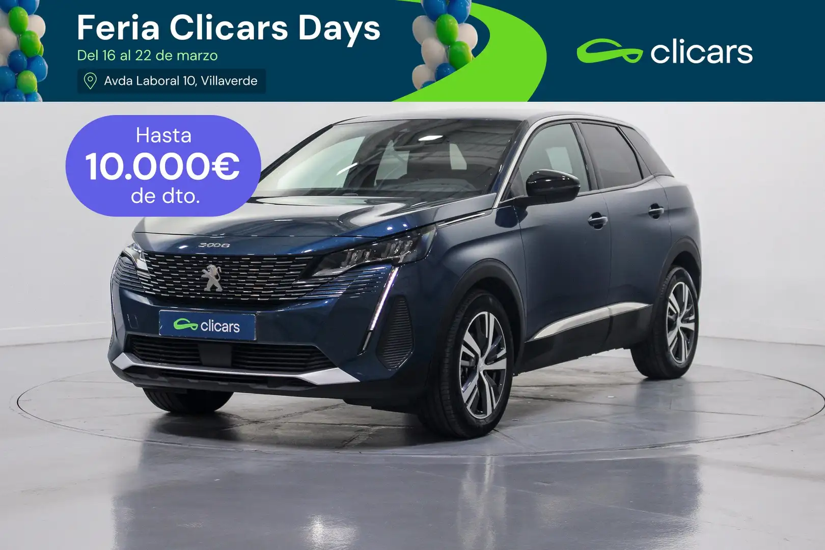 Peugeot 3008 1.2 S&S PureTech Allure Pack 130 Blau - 1