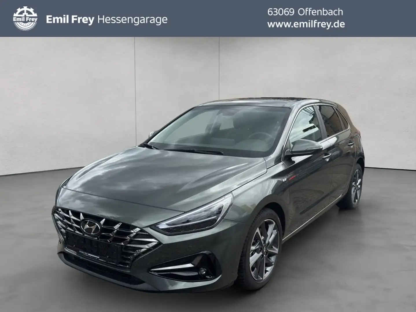 Hyundai i30 1.5 T-GDI 48V-Hybrid DCT Prime Gris - 1