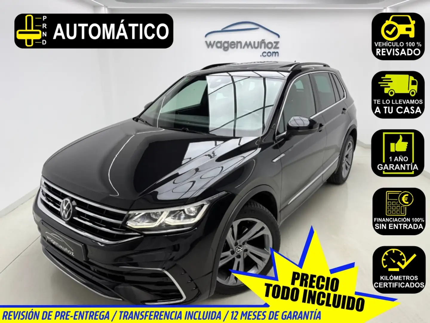 Volkswagen Tiguan 2.0TDI R-Line DSG 110kW Negro - 1