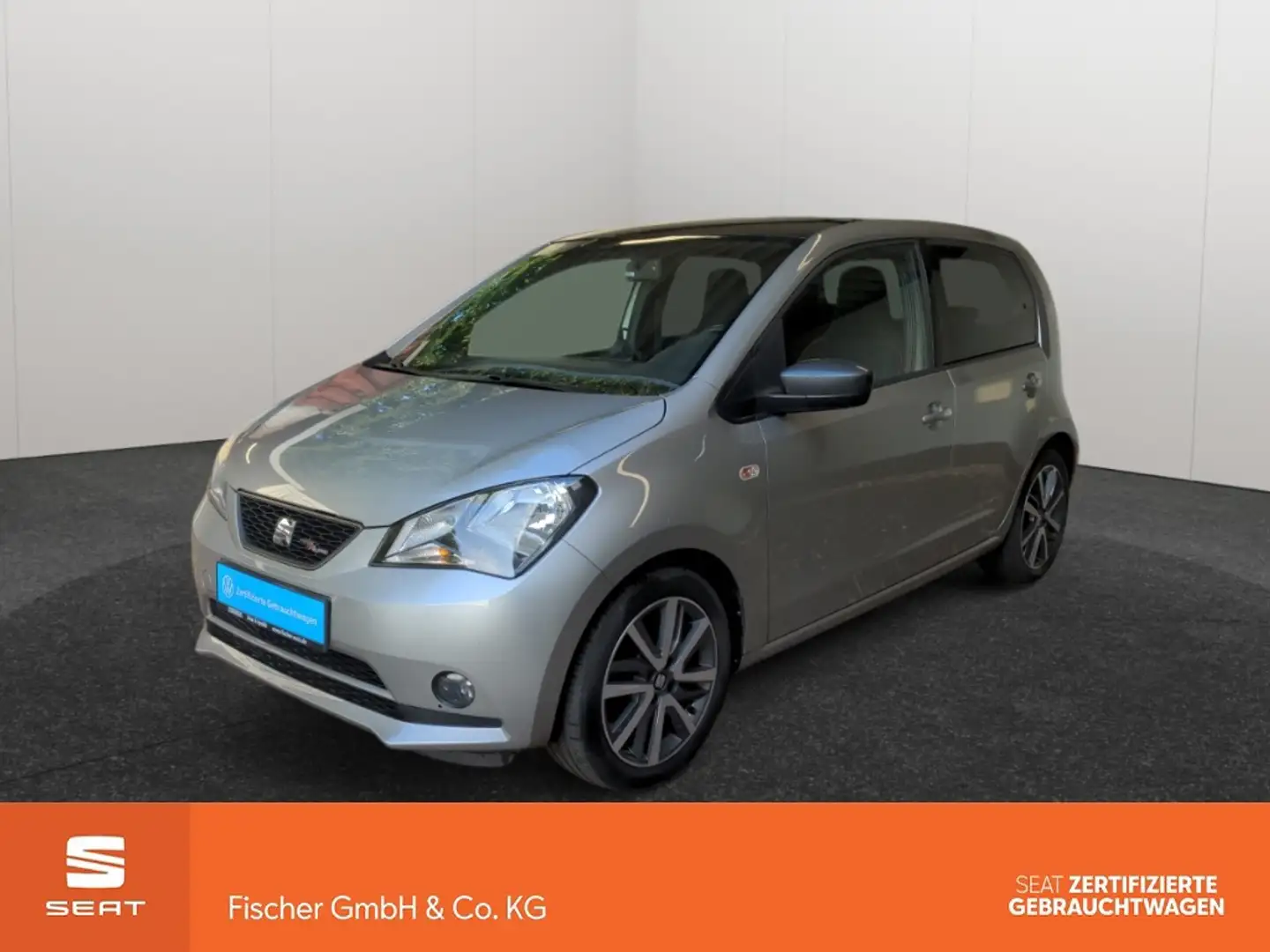 SEAT Mii 1.0 FR-Line SHZ Climatronic Soundsystem ZV Argento - 1