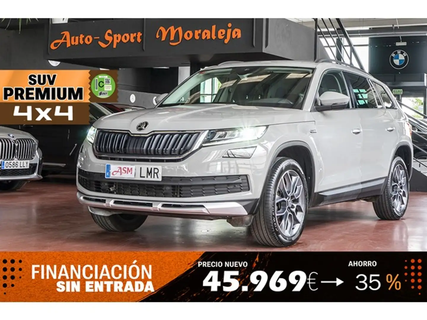 Skoda Kodiaq 2.0TDI AB tech Scout 4x4 DSG 110kW Grijs - 1