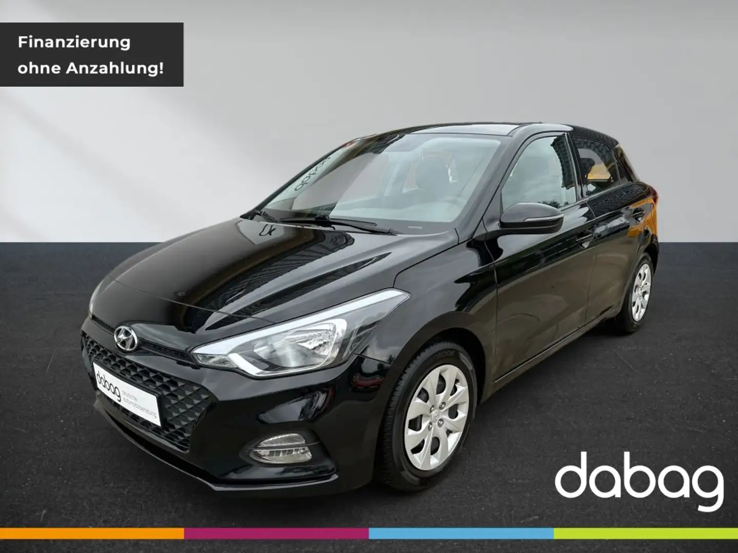 Hyundai i20 1.0 T-GDI 1Hand Kamera Allwetter Shz Zwart - 1
