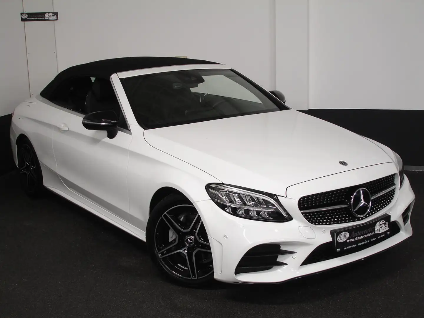 Mercedes-Benz C-KLASSE CABRIO 200*AMG*FACELIFT*NIEUWSTAAT*1E EIG Weiß - 2