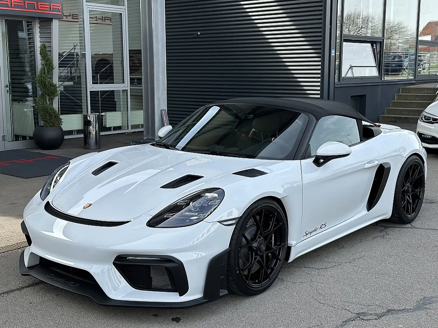 Porsche Boxster BOXSTER 718 Spyder RS NEW!!!! Weiß - 1