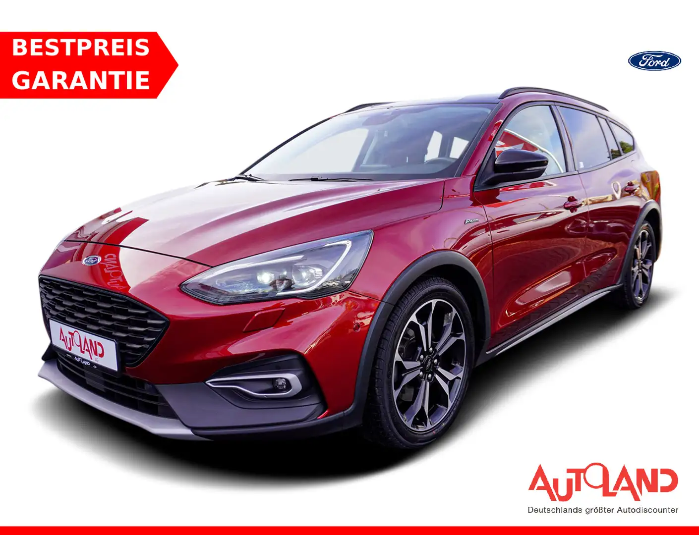 Ford Focus Turnier 1.0 EcoBoost Active LED Kamera ACC Rouge - 1