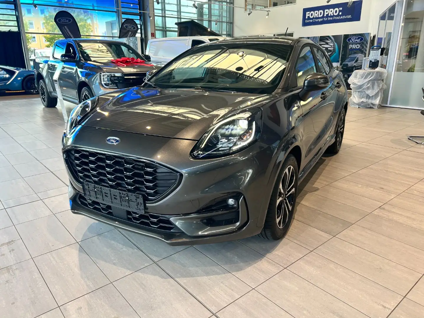 Ford Puma 1.0 Autom. ST-Linie LED Navi SHZ KlimaA Grigio - 1