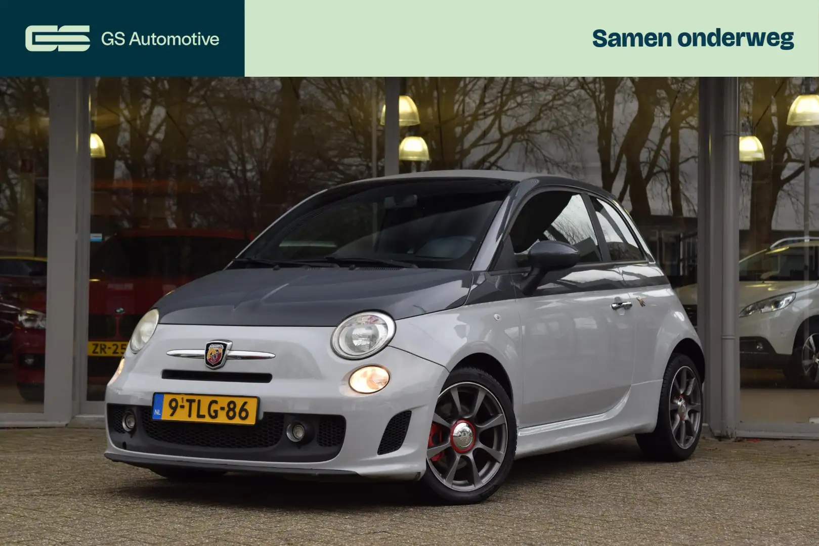 Fiat 500C Abarth 1.4-16V Elaborazione uitlaat/Leder/Clima Gri - 1