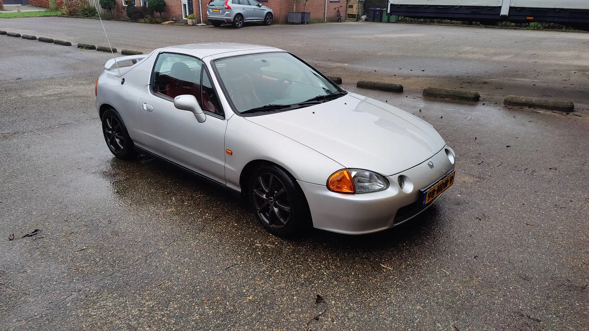 Honda Civic 1.6 CRX ESi Del Sol Turbo Gümüş rengi - 1