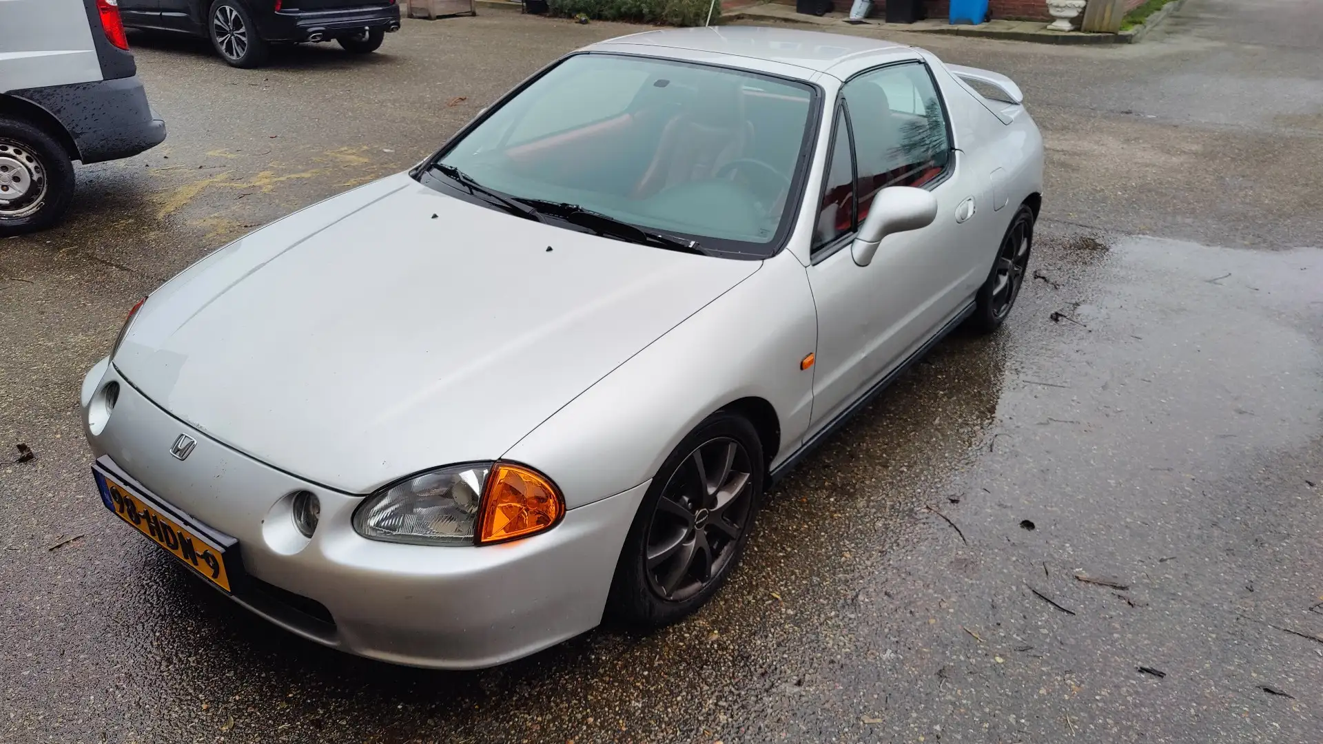 Honda Civic 1.6 CRX ESi Del Sol Turbo Gümüş rengi - 2