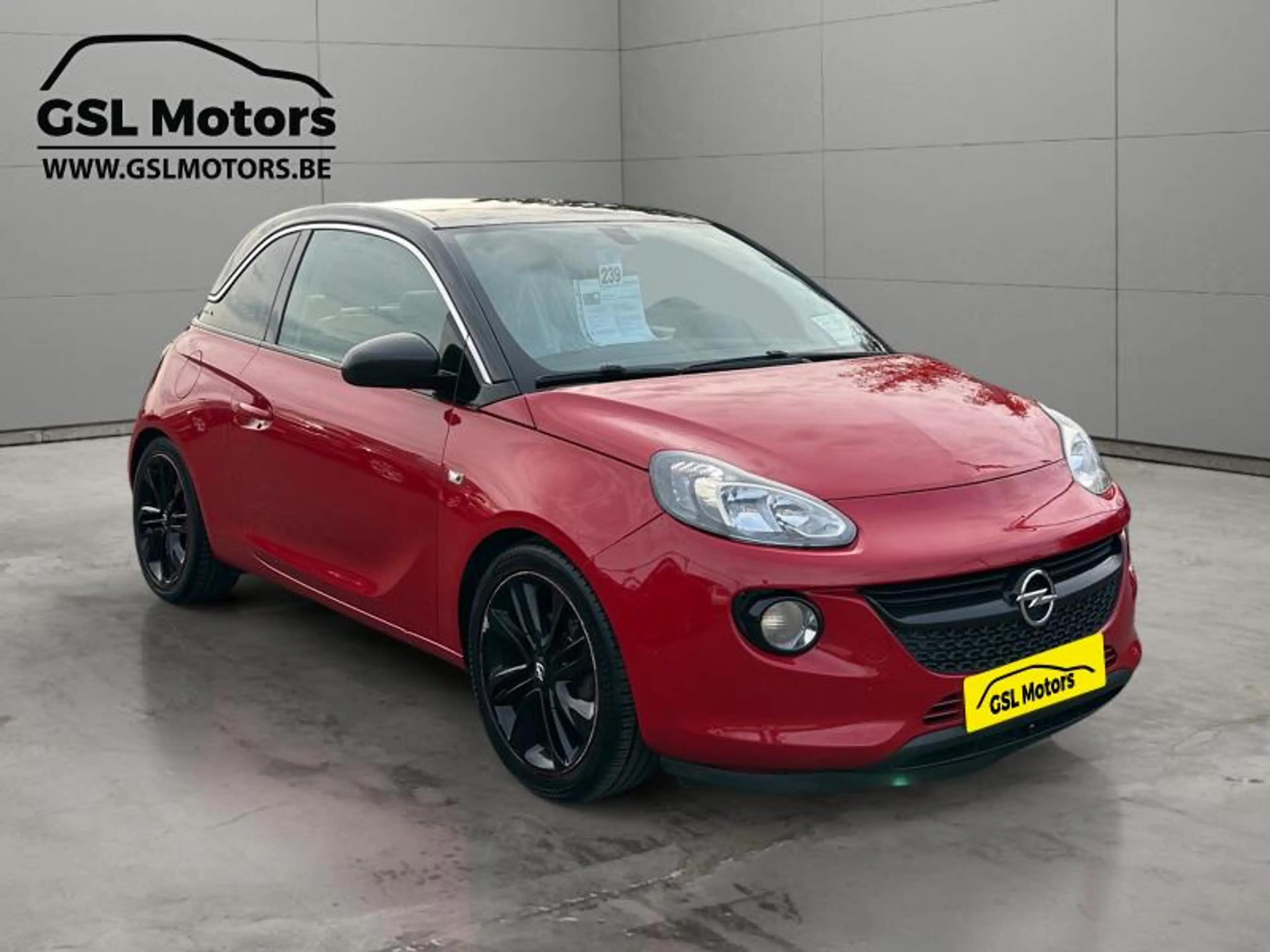 Opel Adam 1.0 90cv rouge 04/16 Airco Capteurs Bluetooth — photo 3