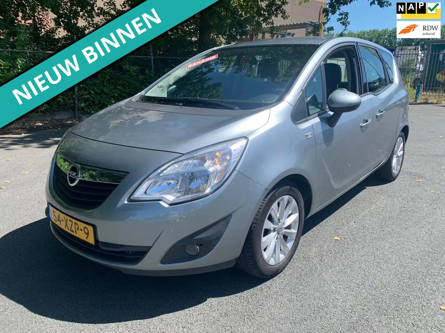 Opel Meriva 1.4 Turbo Color Edition LEUKE AUTO RIJDT EN SCHAKE Grijs - 1