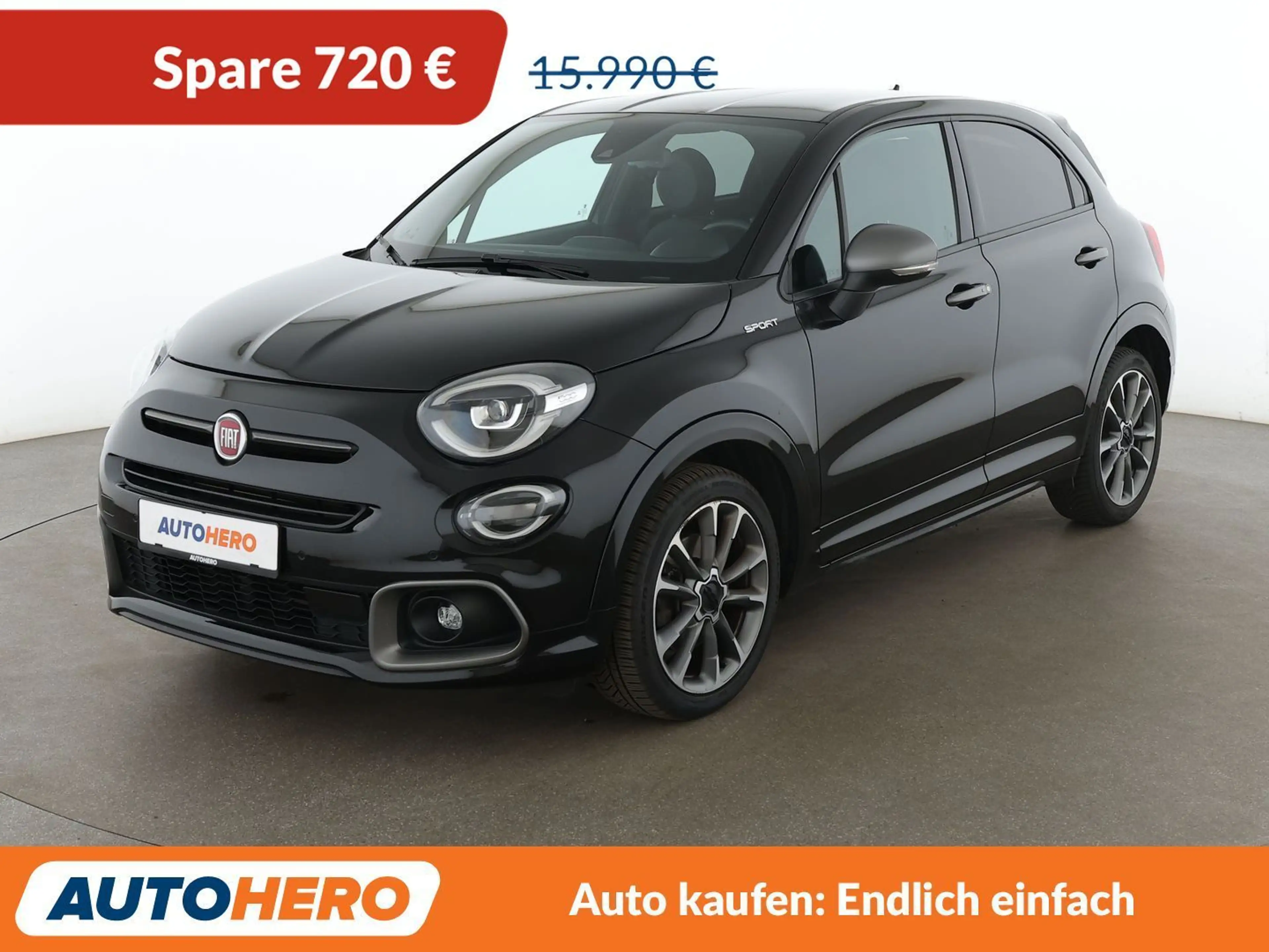 Fiat 500X 1.3 Turbo Sport Aut.*NAVI*LED*ACC*SPUR*PDC*SHZ*