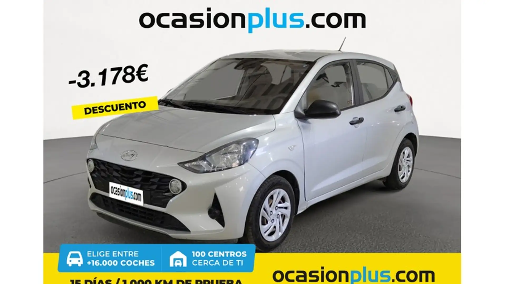 Hyundai i10 1.0 MPI Essence Plateado - 1