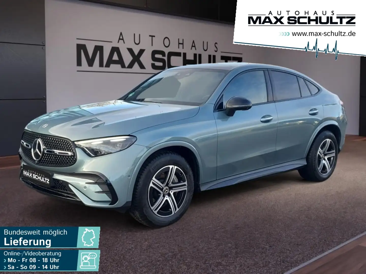 Mercedes-Benz GLC 450 d 4M Coupé AMG*Night*AHK*Pano-Dach*360° Silber - 1