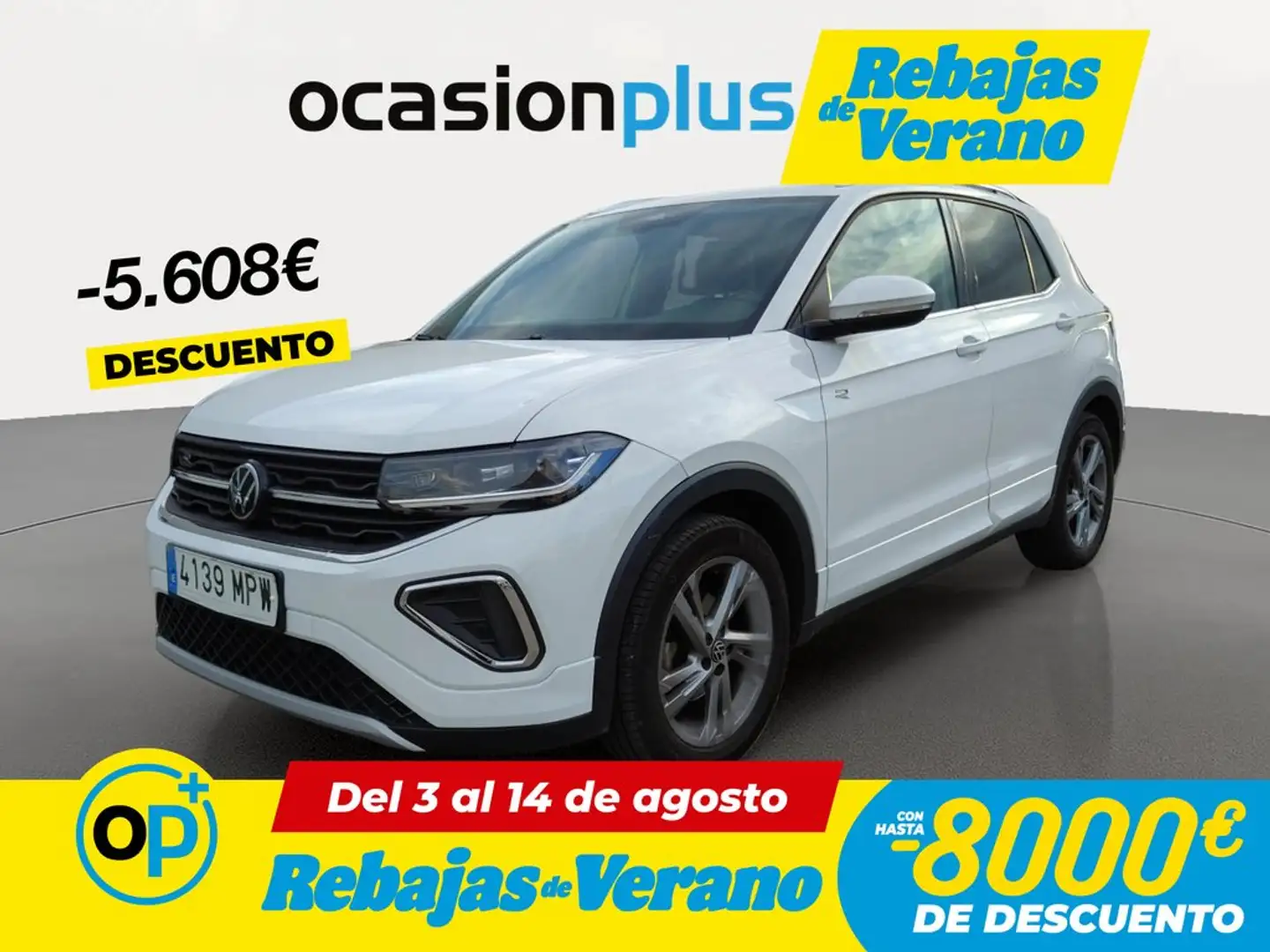 Volkswagen T-Cross 1.0 TSI R-Line Aut. 85kW Blanco - 1