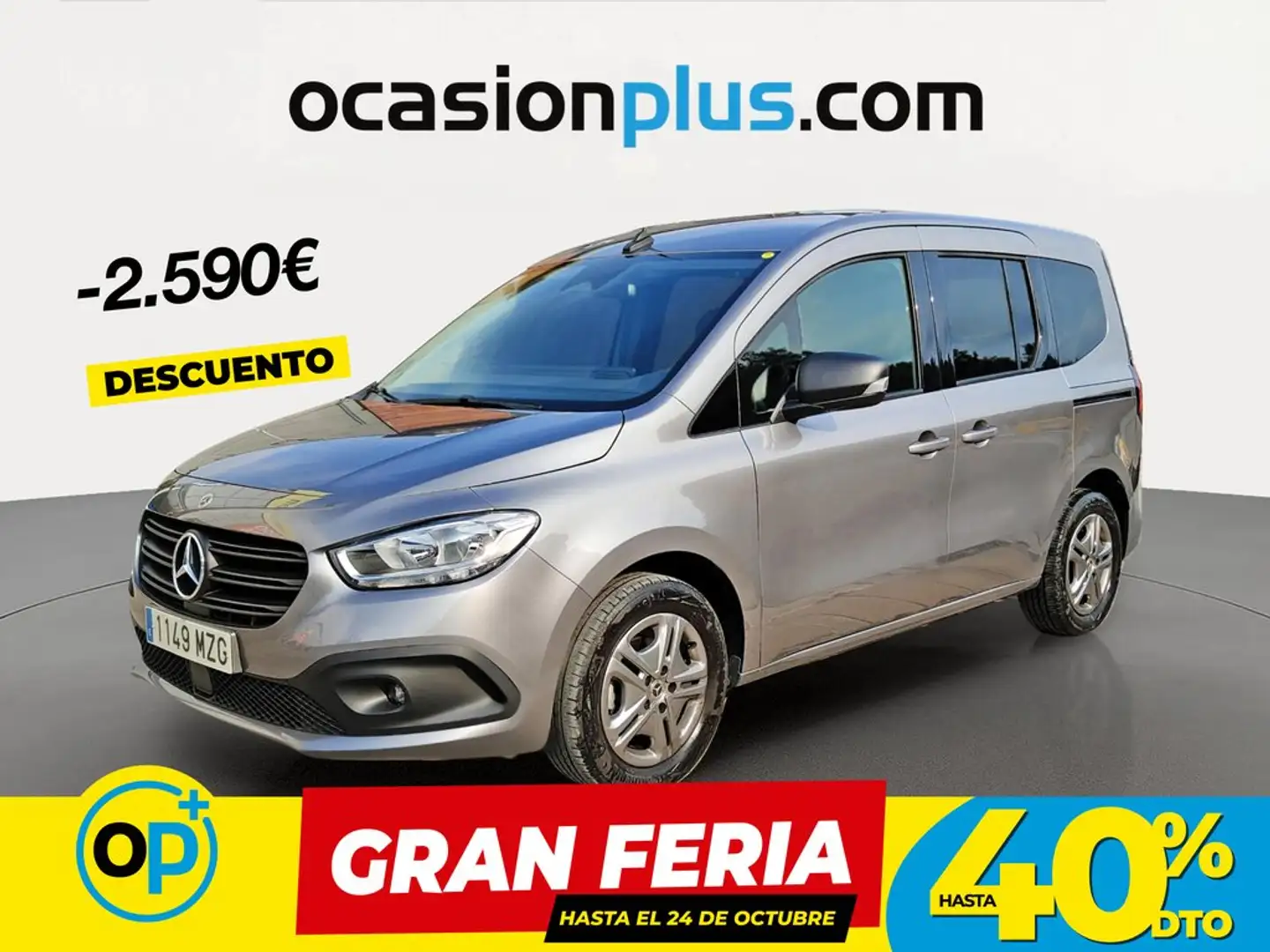 Mercedes-Benz Citan N1 Tourer 110CDI Largo Base Gris - 1