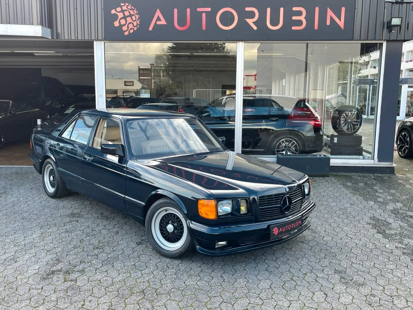 Mercedes-Benz 280 SE orig. LORINSER erst 92.000km SCHECKHEFT Modrá - 1